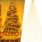 Lichterkette Weihnachtsbaum Christbaumbeleuchtung mit Ring 2,8m 10 Girlanden 280 LEDs, LED Weihnachtsbaumbeleuchtung Außen Innen IP44 Wasserdicht, Christbaum Tannenbaum Lichterkette 8 Modi Warmweiß