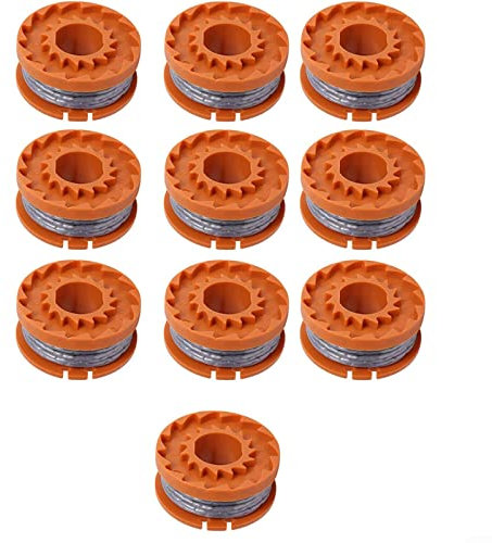 QOXEZY 5/10Pcs Trimmer Spool & Line for Spear for Jackson S1825CT S3630CT S3630CT2, Garden Lawn Mower Spool Spare Part