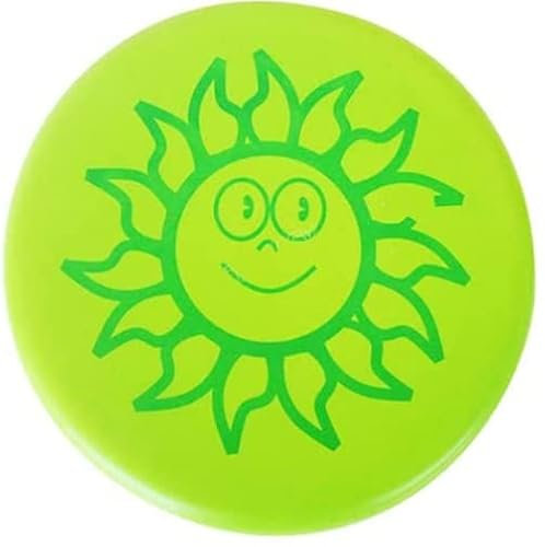 EQLEF Flying Disks Fliegende Scheiben Kinder Weiche Scheibe Soft Flying Disc Sport Wurfscheibe Sport Spielzeug Kindergarten Park Sport Spiel 1 Stück (Grün)