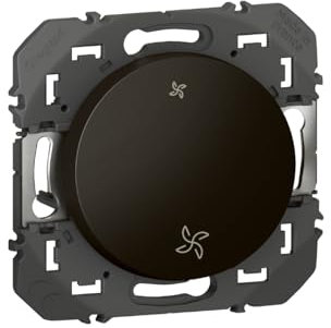 Commande VMC Dooxie Legrand - 10A - Noir mat