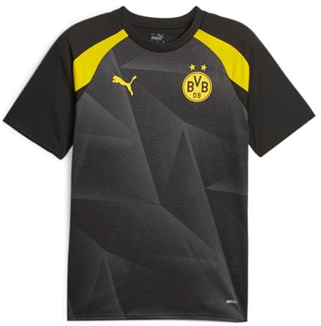 BVB 771797-01 Prematch SS Jersey T-Shirt Unisex Black Größe 3XL