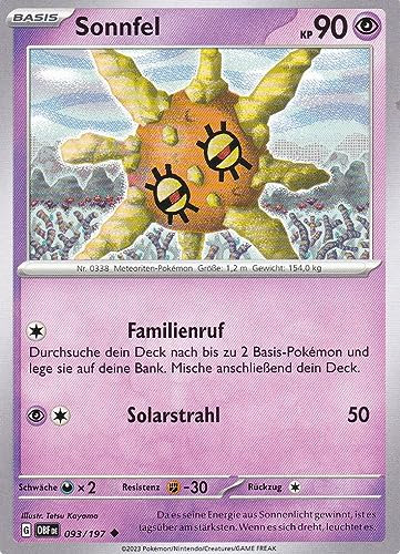 Sonnfel - OBF 093/197 - Uncommon - Karmesin & Purpur - Obsidianflammen - mit LMS Trading Grußkarte