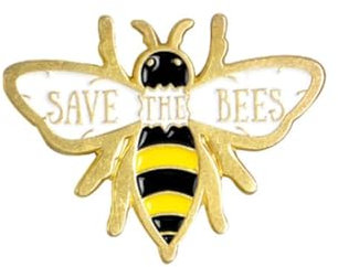 Pin's Save The Bees, Sauvez Les Abeilles - Animaux - qualité de finition - Epingle - Broche - Badge - PINS ANIMAUX et NATURE