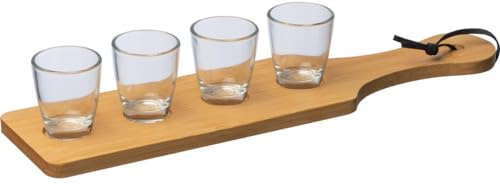 Schnapsgläser-Set / 5tlg mit 4 Schnapsgläser zu je 3cl