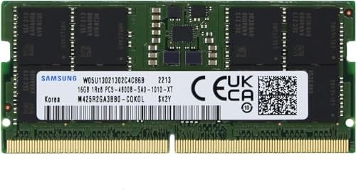 16GB DDR5 4800MHz PC5-38400 SODIMM 1Rx8 CL40 1,1V Laptop Notebook Arbeitsspeicher Upgrade RAM kompatible M425R2GA3BB0-CQK