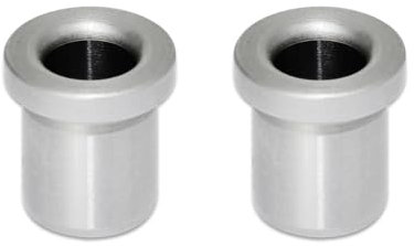 Ganter Normelemente | Bohrbuchsen, Positionierbuchsen mit Bund | 2 Stück | DIN 172-B6-10-A | Durchmesser B6 | Stahl