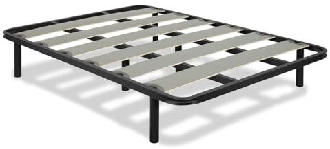 Ferlex - Lattenrost 140x200 cm Essential mit Breiten Leisten | Inklusive 8 Bettbeine von 25 cm | Stabiles und Robustes Bett | Sehr vielseitiger Lattenrost