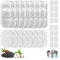 Lot de 16 filtres de rechange pour fontaine à eau pour chien en acier inoxydable de 7 L/1,8 G, filtres de fontaine à eau YOIHABV pour chat, filtres de fontaine triple action, filtres de rechange et