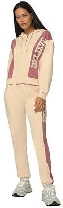 TOMBARRON für Frauen Believe Appliqué Half-Zip Tracksuit | M | Ecru