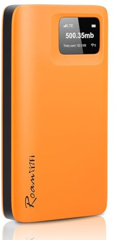 RoamWiFi Mobile Hotspot Pocket WiFi, Portable WiFi No SIM Card Needed, MiFi