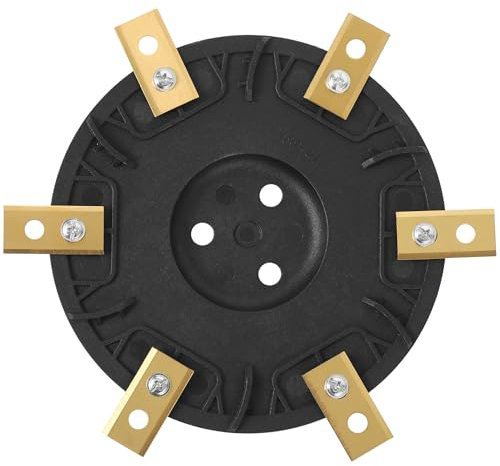 HAUSPROFI Mähroboterzubehör Tuning Messerteller für 6x Messer, Mähroboter Drehteller kompatibel mit Worx Landroid S&M (bis Baujahr 2020), Landxcape, Kress, Ohne Klinge