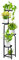 Lawn Social Plant Stand Indoor, 46 Tall Plant Holder, Corner Plant Shelf for Multiple Plants, 4 Tier Metal Plant Rack for Garden Balcony Living Room Office, Balck