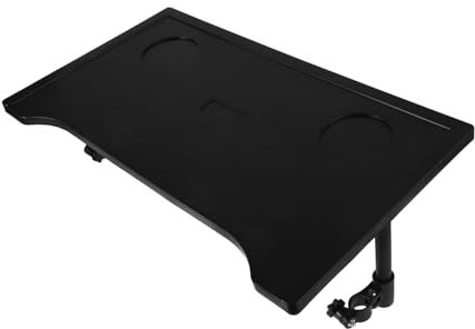 CALLARON Wheelchair Dining Table Wheel Chair Accessories Adults Wheelchair Table Tray Attachment Small Tables Wheelchair Tray Table Folding Table Tray for Wheelchairs for Seniors Black