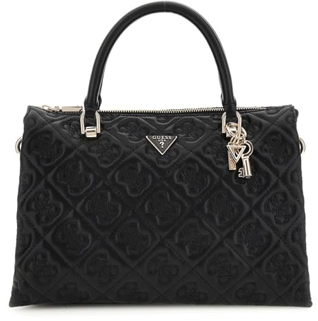 GUESS Adelasia Multi Comp Satchel Black