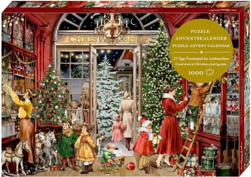 Puzzle-Adventskalender – Nostalgischer Weihnachtsladen