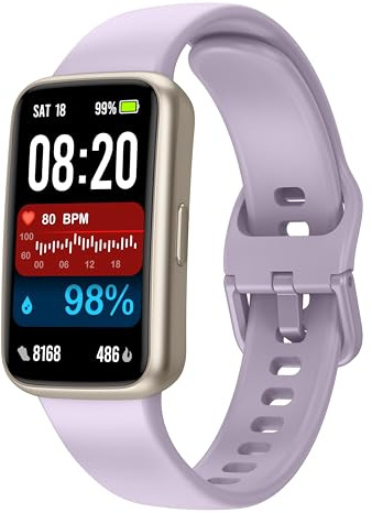 Enfit Fitness Tracker Smart Watch 1.47Screen Heart Rate Sleep Monitor | 100+ sports Fitness Watch, 24/7 heart rate, 1.47 pedometer sleep monitors, 3ATM waterproof with smart message notifications