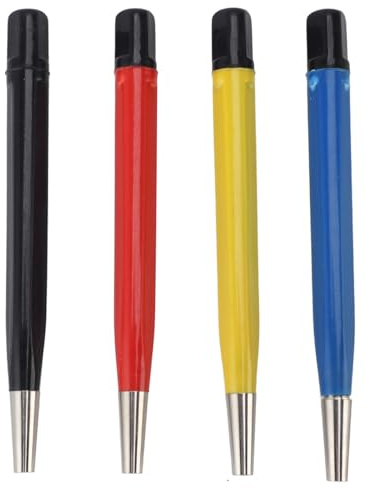 ECHTNATAV 4pcs Fiberglass Scratch Brush Pen, Jewelry Cleaning Brush Pen with Glass Fiber Nylon Steel Brass Car Scratch Remover Pen for Jewelry Cleaning Circuit Board Maintenance