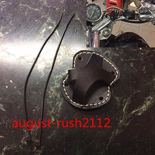 BHYShop Schwarze Motorrad-Lenker-Halterung für Brillen und Sonnenbrillen.