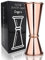 FLOW Barware Doseur 4 en 1 25 ml 50 ml 15 ml 35 ml dans un doseur à cocktail et doseur d'alcool | Mesure de l'alcool | Mesure de l'alcool | Cuivré