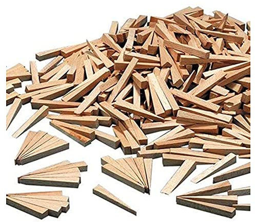 Karl Dahm Fliesen Holzkeile I 1000 Fliesenkeile I Länge: 55 mm, Höhe: 8 mm I Leichtes Fliesen legen mit professioneller Fliesen Verlegehilfe – 10175