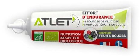 ATLET Gel Energétique Fruits Rouges Bio 25g