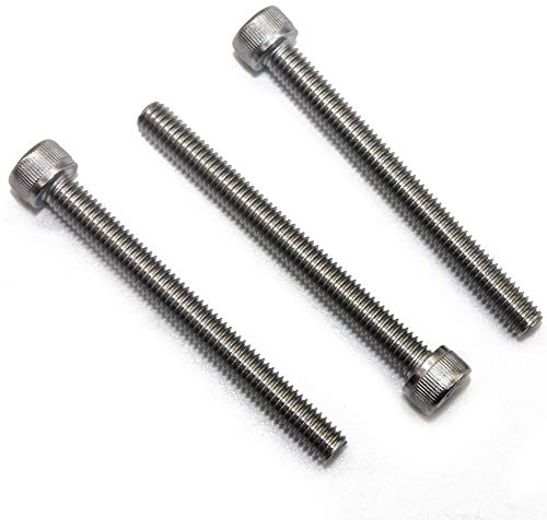 Zylinderschrauben mit Innensechskant - M5x50 - (15 Stück) - DIN 912 (ISO 4762) Zylinderkopfschrauben Edelstahl A2 V2A