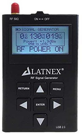 LATNEX RF-SG6 RF Explorer Generatore di segnale Combo ad alta frequenza HF FM modulazione Oscillatore a radiofrequenza Sorgente CW Sweep Tracking Generator 6GHZ (100KHz - 6000MHz)