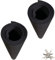 EVA-Schaumstoff-Cosplay-Set – 2er-Pack: 2 mm dick (schwarz), 88,9 x 149,9 cm große Bögen, ultrahochdichter Bastelschaumstoff, 85 kg/m³, von The Foamory
