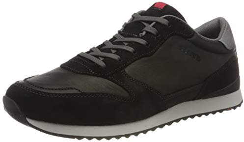LLOYD Herren Sneaker Edmond, Männer Low-Top Sneaker,lose Einlage,Normalweit,Freizeitschuhe,Turnschuhe,Laufschuhe,Freizeit,Men's,Black,42 EU / 8 UK