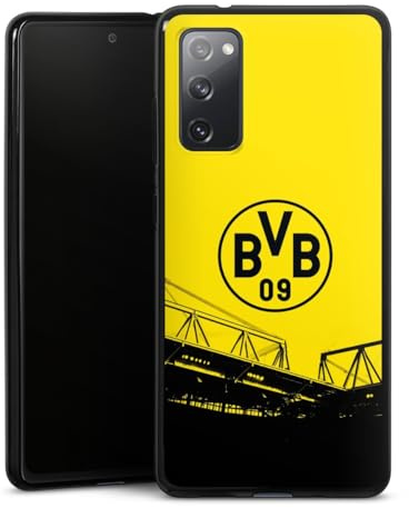 DeinDesign Silikon Hülle kompatibel mit Samsung Galaxy S20 FE Case schwarz Handyhülle Borussia Dortmund BVB Fanartikel