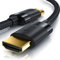 Primewire - HDMI 2.1 8k 4k Cable 0,25M 8k@30Hz 120Hz DSC, 4k@60Hz 120Hz 144Hz 240Hz DSC, UHD II High Speed Ethernet HDMI Lead 3D HDR 10+ eARC Dolby Vision Compatible with PC Laptop TV Sky PS5 PS4 Xbox