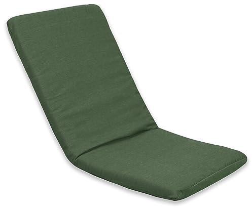 MERCURY TEXTIL- Cojín Tumbona Colchón, Colchoneta para Tumbona Acolchada, Cómodo y Elegante. Ideal para Jardín, Piscina, Playa, Terraza y Balcón (180x55cm, Verde)