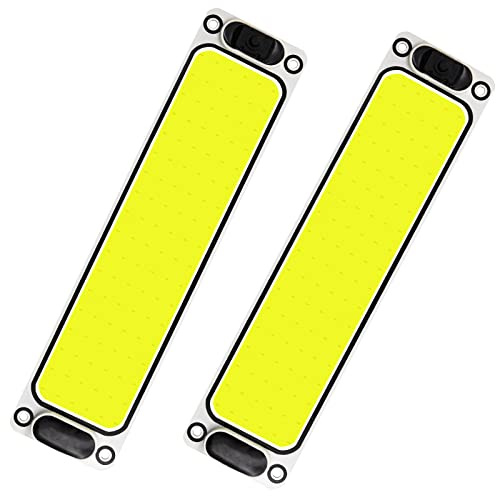Biqing 2CPS Luce Interna Camper,Universale 108COB LED Barra Luminosa per Interni 12V-24V Plafoniera Auto Interna LED Barra LED con Interruttore ON/OFF