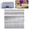 Swpeet 5000 PCS Brad Nails Multi-Length Galvanized Straight Finishing Nail (Assortment Kit - 4800Pcs)