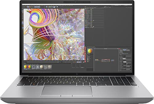 HP ZBook Fury 16 G9 Mobile Workstation Laptop | 16 IPS WUXGA-Bildschirm | Intel Core i7-12850HX | 16 GB DDR5 RAM | 512 GB SSD | NVIDIA RTX A2000 | Windows 11 Pro | Fingerabdruckleser | QWERTZ | Grau