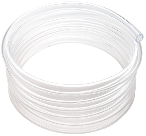 4mm x 6mm - 10m Length PVC Clear Plastic Hose Vinyl Tubing, Food Grade