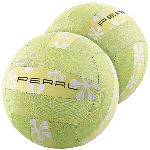 PEARL Ball: 2er-Set wasserfeste Beach-Volleybälle mit Neopren-Überzug (Beach-Volleyball-Ball, Sand-Ball, aufblasbar)