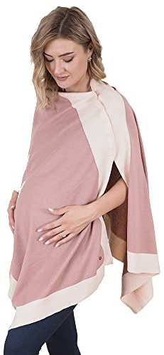 Mamatoto Women Maternity Lucia Shawl 100% Cotton Scarf Nursing Wrap Poncho