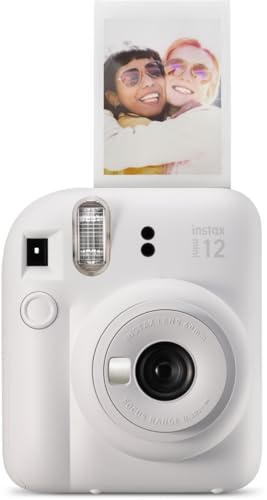 Fujifilm Instax Mini 12 Fotocamera istantanea - Bianco argilla