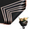 Geschenkpapier, 20 Blatt Blumenpapier, wasserfestes Blumen Papier für Geburtstag & Hochzeit（Schwarz）