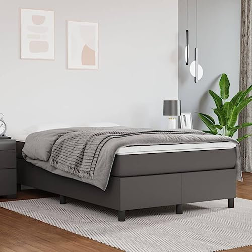 prissent Boxspringbett Samt 120x200 cm Boxspringbett Ohne Matratze Mit Lattenrost Bettgestell Bed Frames Betten Boxspring Hohes Bett GäStebett Bett Mit Bettkasten Grau