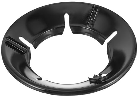 Gatuida Windproof Gas Stove Ring Wok Rack 5-Notch Iron Stand Non-Slip Pan Support Household Cooktop Bracket for Kitchen Gas Burners