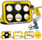 YIMORE Porte da Calcio per Bambini, 4 Modalità Pop-up Porta da Calcio da Giardino, Porta da Calcio Pieghevole con Borsa Per Il Trasporto, 120 * 80 * 80cm, Regalo per Bambini con Porta da Calcio