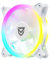 Nfortec Draco X ventilador ARGB 120mm ultra silencioso 12dB 3 pines blanco alto flujo de aire PC gaming