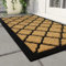 Qingbei Rina 80x120cm Fußmatte Außen, rutschfeste Schmutzfangmatte Türmatte, Waschbar Fussmatte Aussen für Haustür, Eingangsbereich, Garten