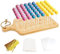 Premium Bamboo Cake Pop Ständer mit 52 Löchern, inklusive 100 Cake Pop Sticks und Wrappers Lutscher Halter für Geburtstage, Feiertage, Hochzeiten, Cake Pop Ständer zum Trocknen und Präsentieren von