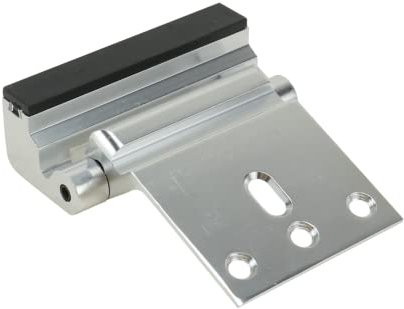 1 Pc Serrure renforcée charnière vivante automatique charniere portail gond de portail charniere porte pièces de ferrure de porte raidisseur de serrure de porte alliage d'aluminium HOMSFOU