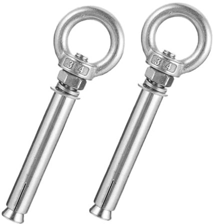 BUGUUYO 2stücke Dehnschraubenbefestigung Aus Für Asphalt Und Wandbeton Zementanker Und Dehnanker-ringschraube Für Sichere Montage Schraubbolzen Für Betonanker Und Expansion Wand