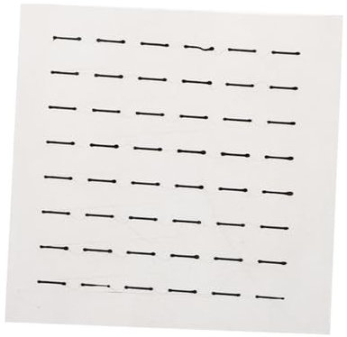 HONMEET 6mm Reusable Self-adhesive Eyelash Strips for Lash Extensions Waterproof Black Jelly Glue 144 Pieces for Beauty Professionals and Home Use