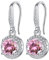 Hypoallergener, modischer 925er-Sterlingsilber-Ohrring für Damen, kleiner Goldreif für Mutter und Tag + Geschenke, Freundin, Mutter, leichter, bunter Moissanit ist bekannt für seine hervorragenden